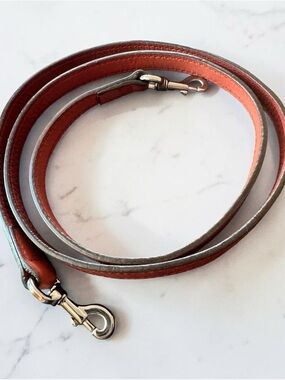 Authentic Gucci Brown Leather Bag Strap